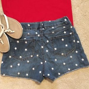 Jean Star Shorts